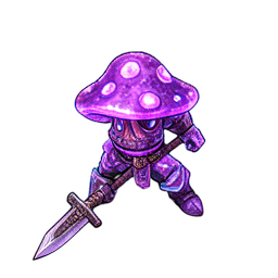 Mushroom Knight (VFX) - 256x256 pixel art sprite