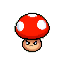 Mushroom Monster (16-Bit) - 256x256 pixel art sprite