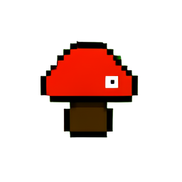 Mushroom Monster (Low-Res) - 256x256 pixel art sprite
