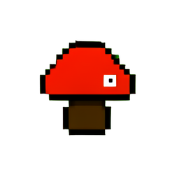 Monstre de Champignon (Basse Résolution) — sprite pixel art 256×256