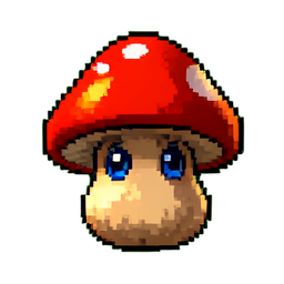 Mushroom Monster - 256x256 pixel art sprite