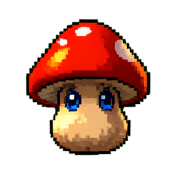 Monstruo de Hongo — sprite pixel art 256×256