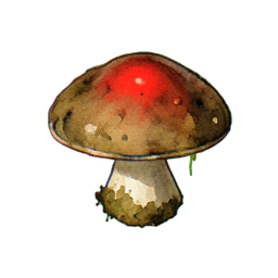 Mushroom Red (Atmospheric) - 256x256 pixel art sprite
