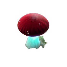 Mushroom Red (HD-2D) - 256x256 pixel art sprite