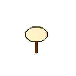 Mushroom Tree (Low-Res) - 256x256 pixel art sprite