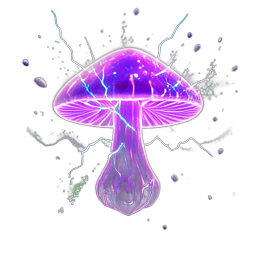 Mushroom Tree (VFX) - 256x256 pixel art sprite