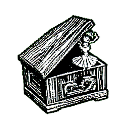 Caja de Música (1-Bit) — sprite pixel art 256×256
