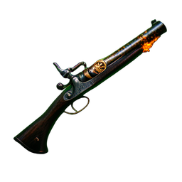Musket (Cinematisch) — 256×256 Pixel-Art-Sprite