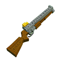 Musket (Voxel) - 256x256 pixel art sprite