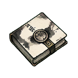 Mysterious Locked Diary — 256×256 pixel art sprite