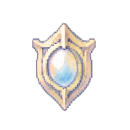 Amulette de Protection Mythique — sprite pixel art 256×256