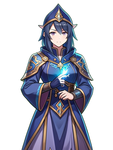 Alquimista Floreciente — sprite pixel art 384×512