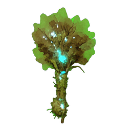 Natur-Stab (Atmosphärisch) — 256×256 Pixel-Art-Sprite
