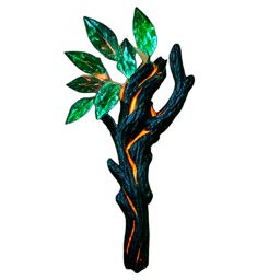 Nature Staff (Cinematic) - 256x256 pixel art sprite