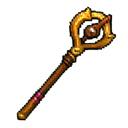 Nature Staff - 256x256 pixel art sprite