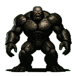 Necrokoloss — 256×256 Pixel-Art-Sprite