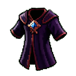 Nekromant-Umhang — 256×256 Pixel-Art-Sprite