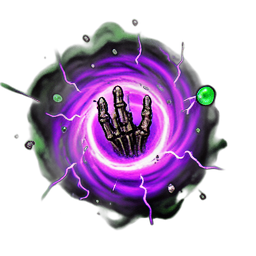 Necromante (Efectos) — sprite pixel art 256×256