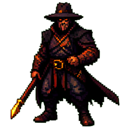 Necromancer - 256x256 pixel art sprite