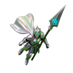 Valkyrie Nordique (HD-2D) — sprite pixel art 256×256