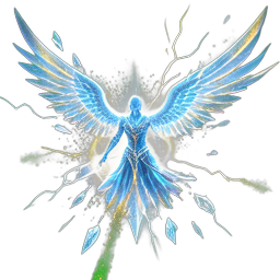 Valkíria Nórdica (VFX) — sprite pixel art 256×256