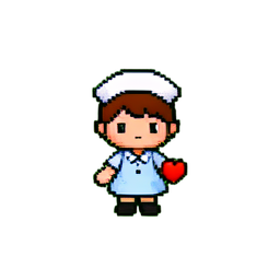 Nurse (16-Bit) - 256x256 pixel art sprite