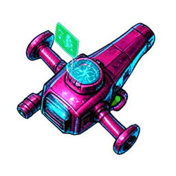 Krankenschwester (Cyberpunk) — 256×256 Pixel-Art-Sprite