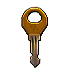 Porta llaves de roble — sprite pixel art 256×256