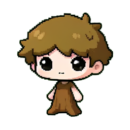 Eichenschirmständer — 256×256 Pixel-Art-Sprite