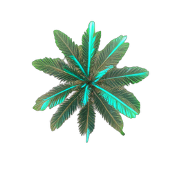 Oasis Palm (Atmospheric) - 256x256 pixel art sprite