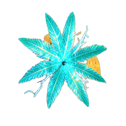 Oasis Palm (VFX) - 256x256 pixel art sprite