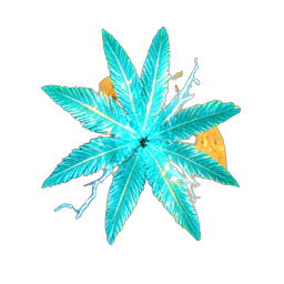 Palmeira do Oásis (VFX) — sprite pixel art 256×256