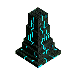 Obelisk (Voxel) - 256x256 pixel art sprite