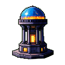 Observatorio — sprite pixel art 256×256