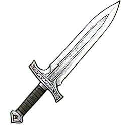 Espada Ancha de Obsidiana — sprite pixel art 256×256