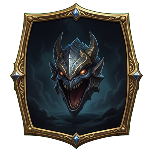 Obsidian Dragon Helm — 512×512 pixel art sprite