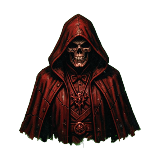 Okkultist-Umhang — 512×512 Pixel-Art-Sprite