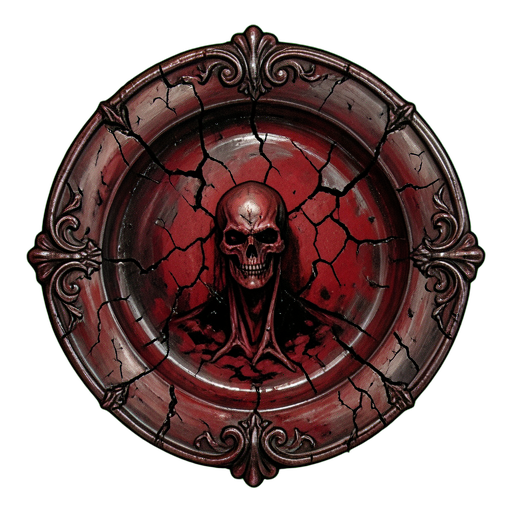 Silberne Opferplatte — 512×512 Pixel-Art-Sprite