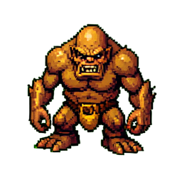 Ogre - 256x256 pixel art sprite