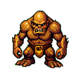 Ogre — sprite pixel art 256×256