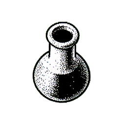 Ölflasche (1-Bit) — 256×256 Pixel-Art-Sprite