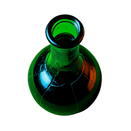 Oil Flask (Cinematic) - 256x256 pixel art sprite