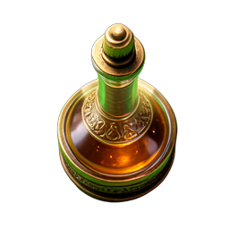 Oil Flask (HD-2D) - 256x256 pixel art sprite