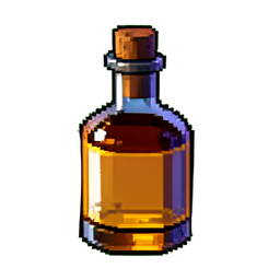 Oil Flask - 256x256 pixel art sprite