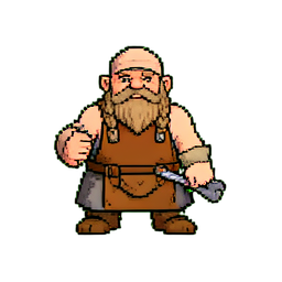 Old Loremaster Tome — 256×256 pixel art sprite
