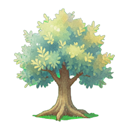 Olivenbaum — 256×256 Pixel-Art-Sprite