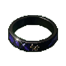 Pulseira de obsidiana — sprite pixel art 256×256
