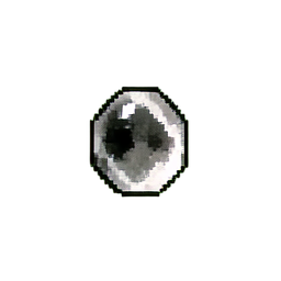 Broche de ópalo — sprite pixel art 256×256