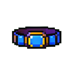 Pulseira de pulseira de ópalo — sprite pixel art 256×256