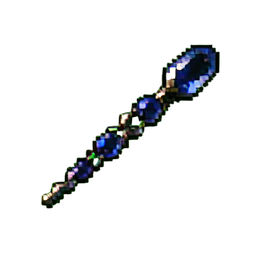 Grampo de cabelo de ópalo — sprite pixel art 256×256